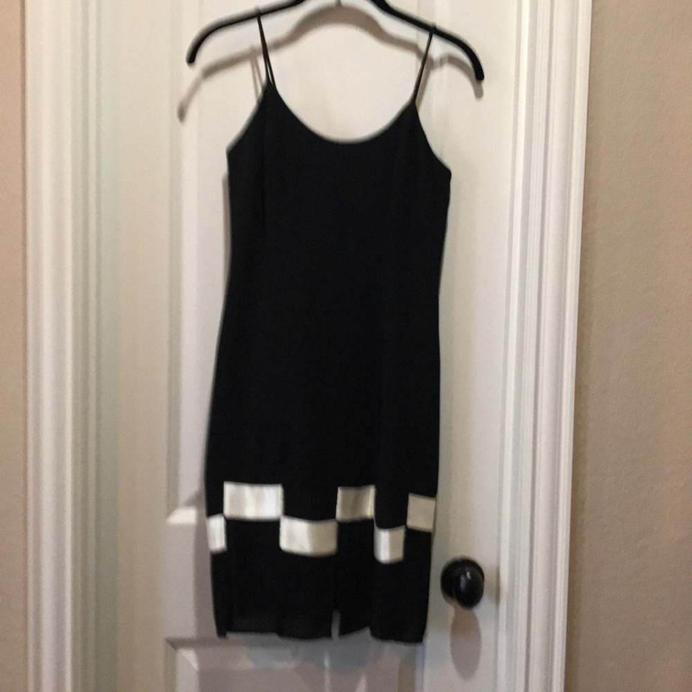 Black cocktail dress